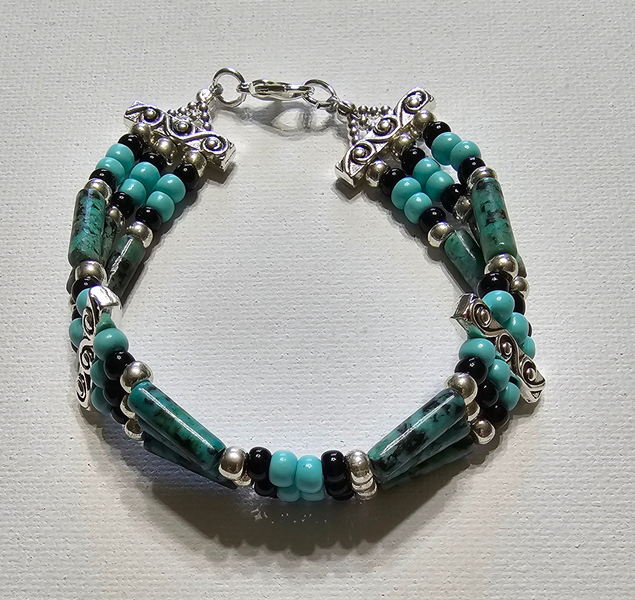 African Turquoise 8" Bracelet
