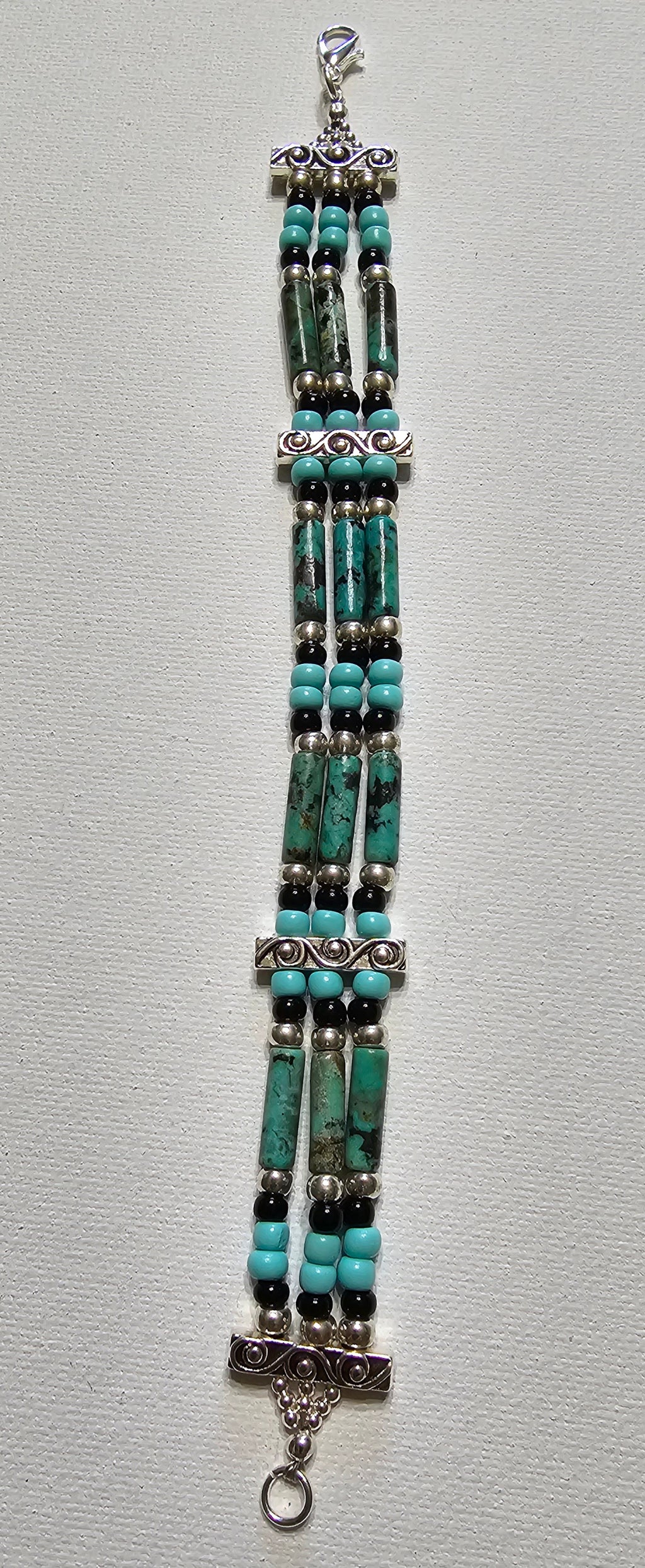 African Turquoise 8" Bracelet