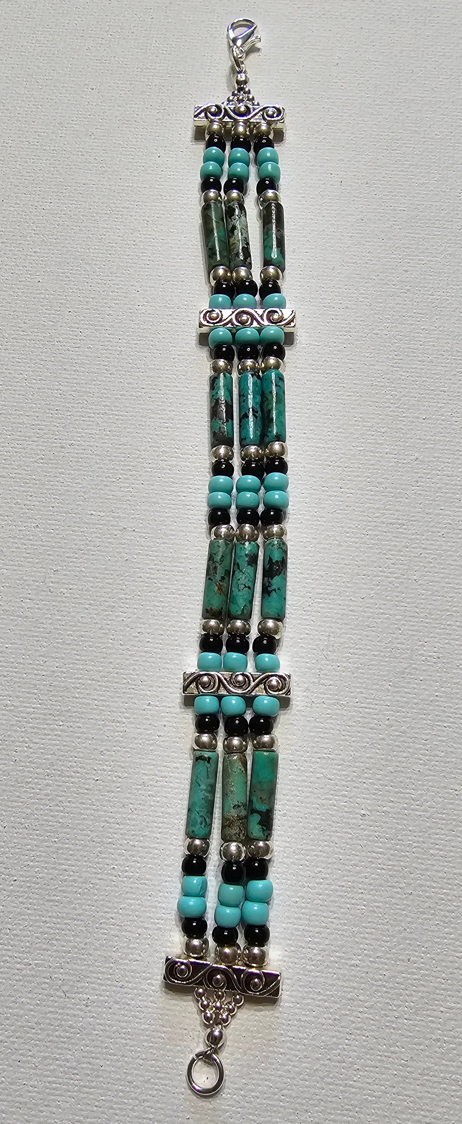 African Turquoise 8" Bracelet